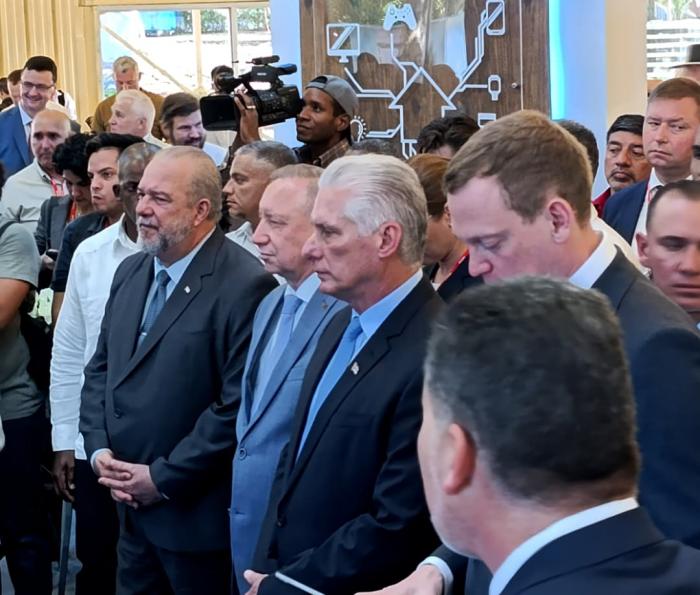 Asiste Díaz-Canel a la inauguración de la Feria Internacional de La Habana