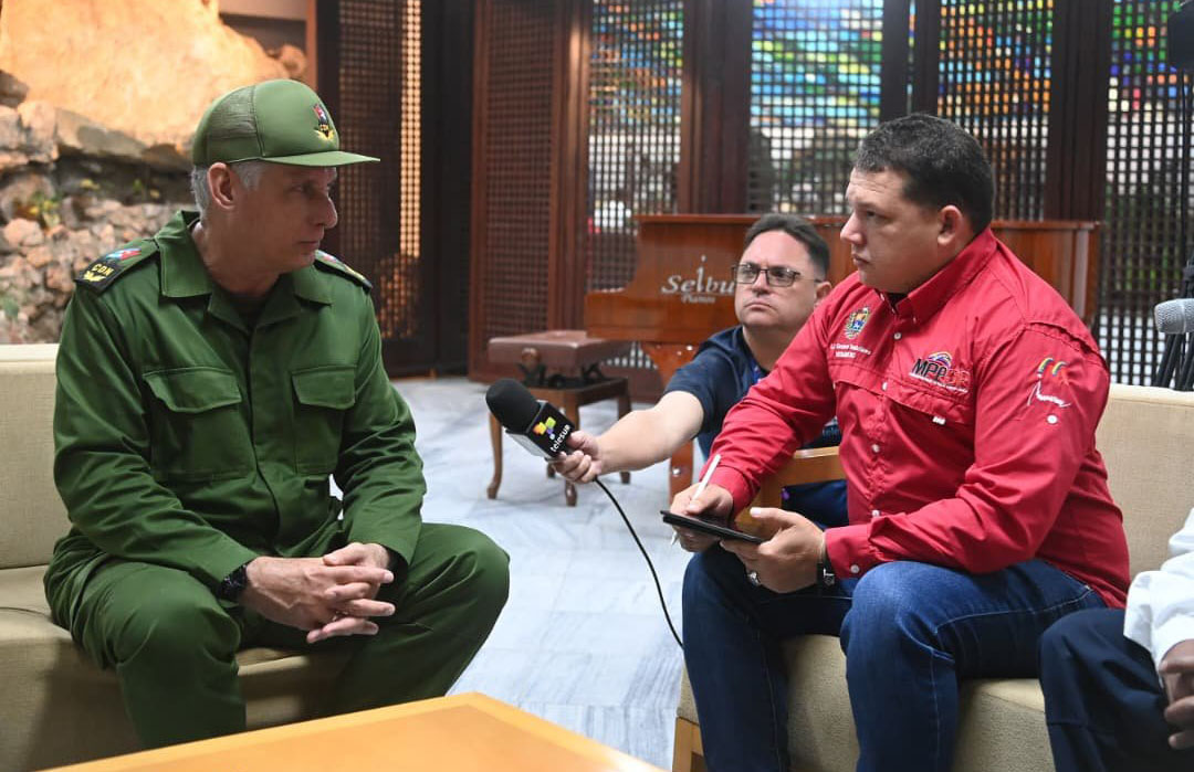 Agradece Díaz-Canel apoyo venezolano tras huracán Melissa