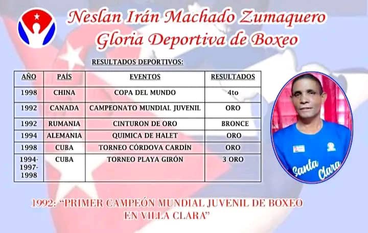 Santa Clara despidió al boxeador Neslan Machado