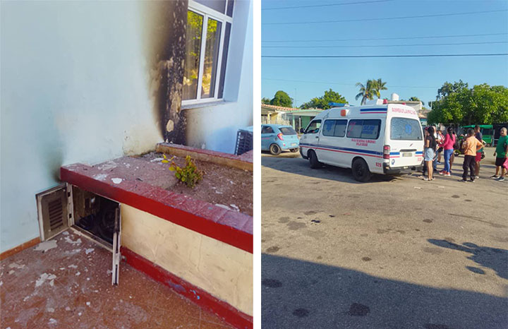 Tres lesionados en incendio en Hotel Brisas del Mar en Caibarién