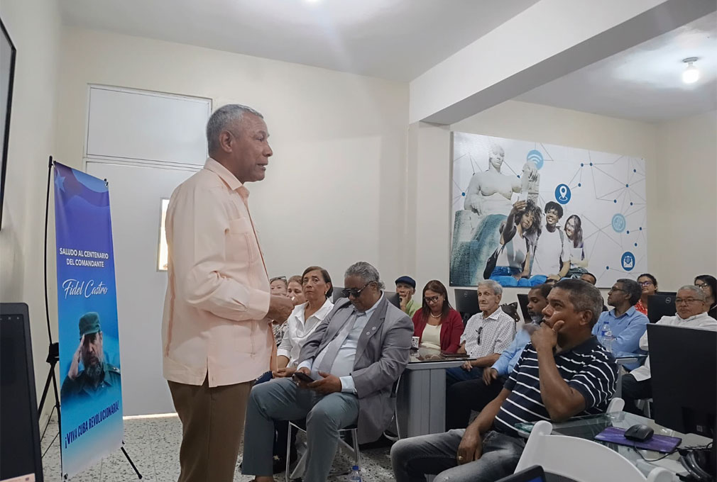 Encuentro de solidaridad con Cuba en provincia dominicana La Vega