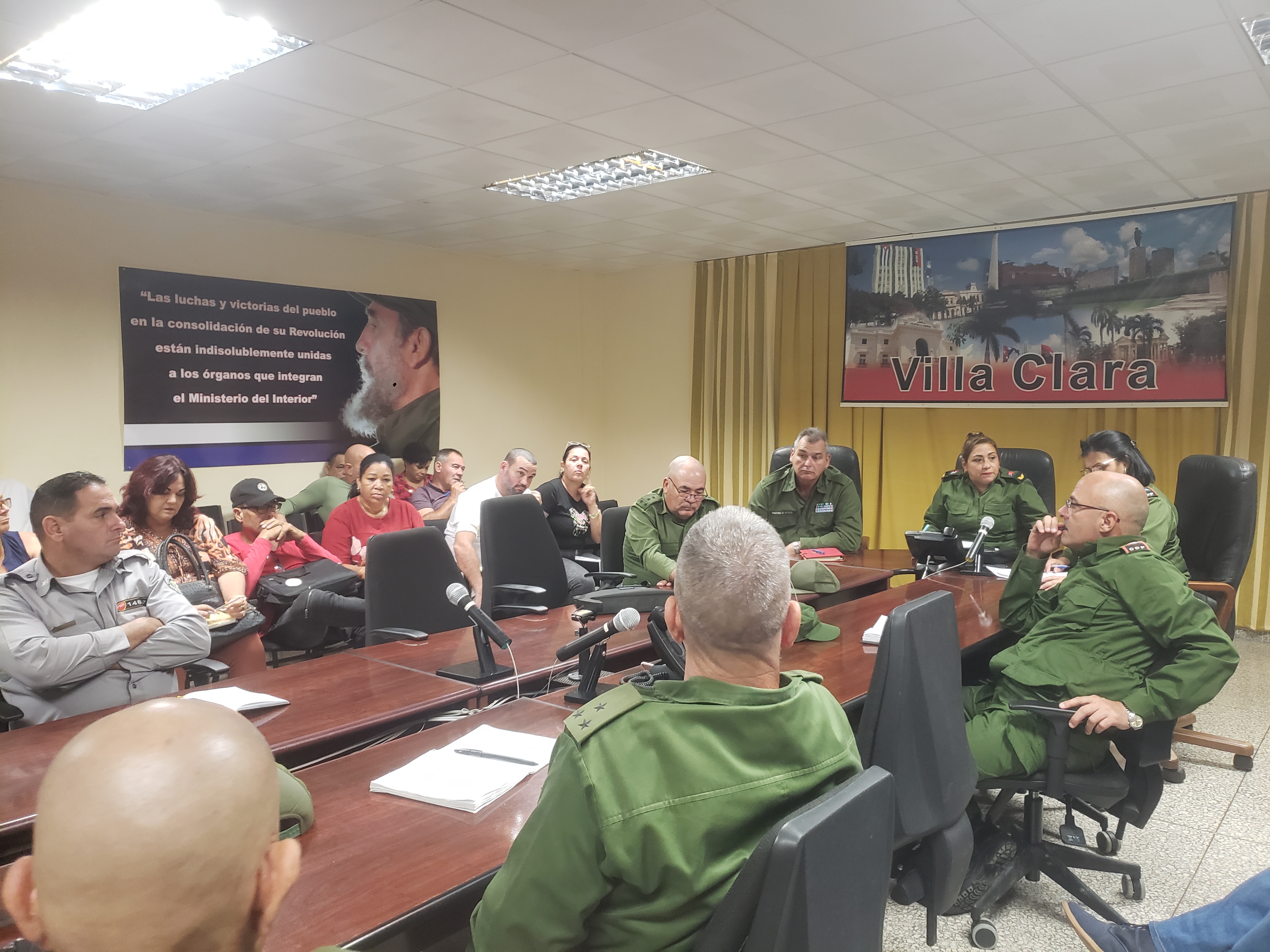 Garantizar vitalidad de los servicios en Villa Clara y apoyo a zona oriental ante el paso de Melissa