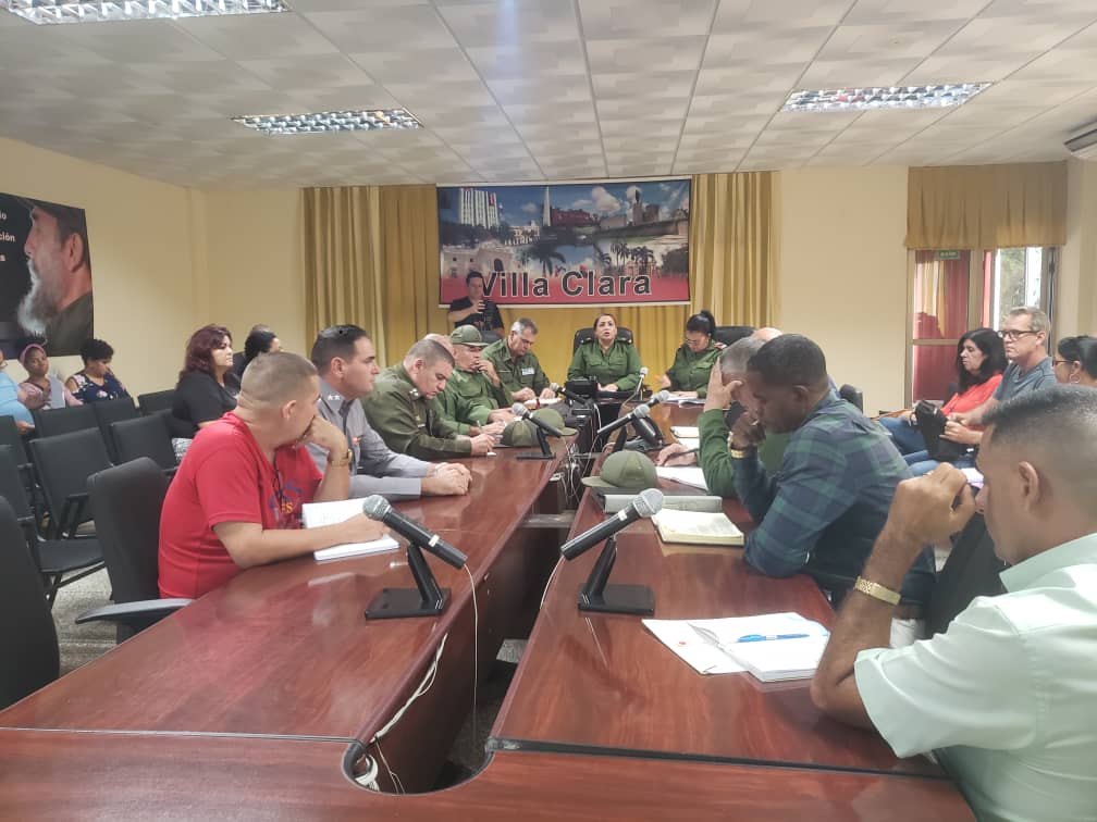 Nueva sesión del Consejo de Defensa Provincial analiza panorama epidemiológico en Villa Clara