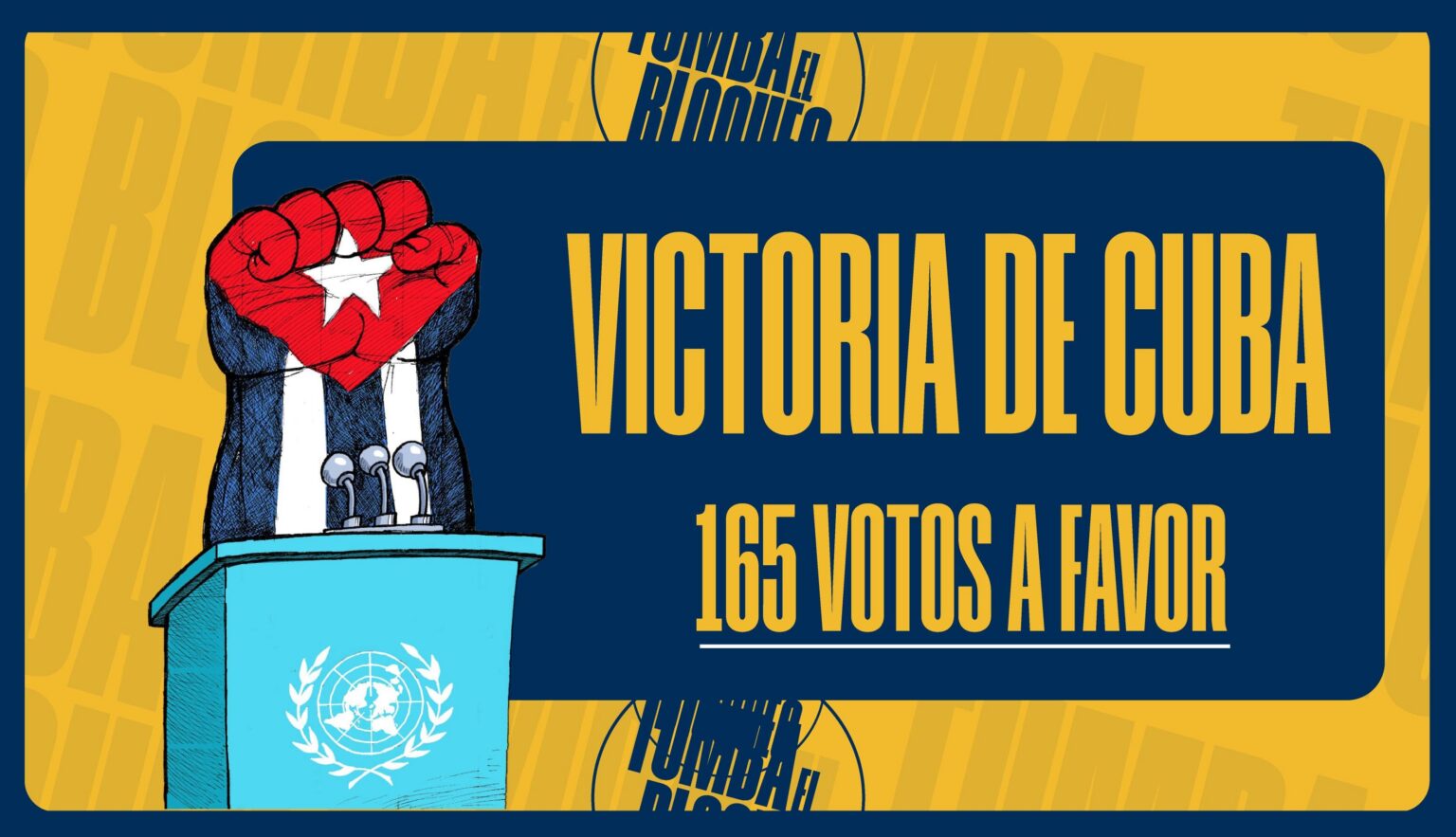 La unidad de un pueblo no se puede bloquear