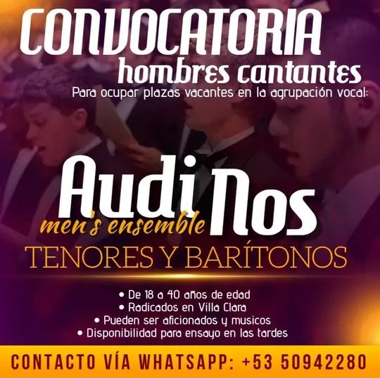 Se renueva Audinos Men's Ensemble