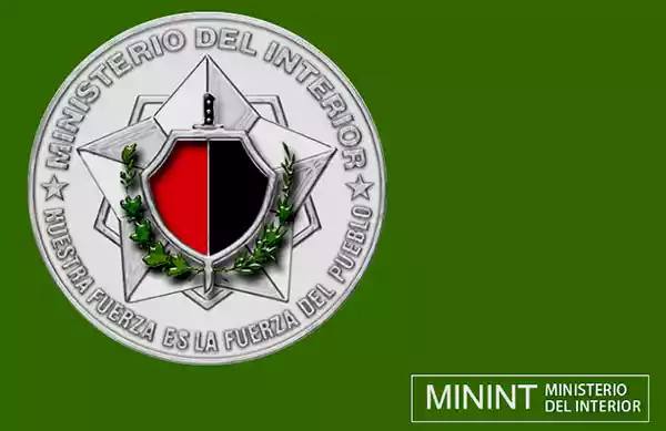 Nota informativa del Ministerio del Interior 