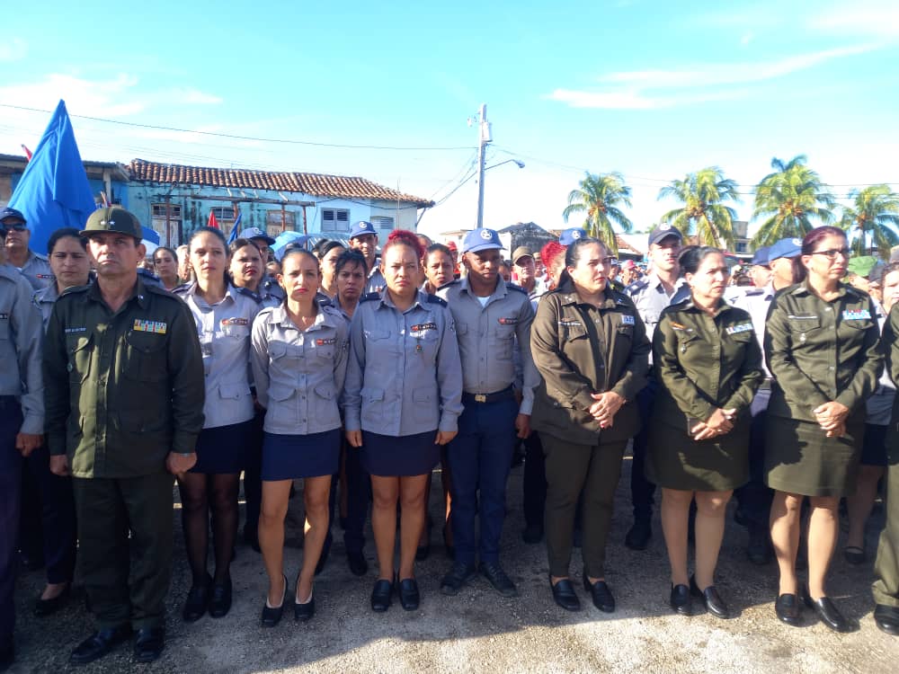 Rinden homenaje al Capitán Leonel Mesa Rodríguez en Caibarién