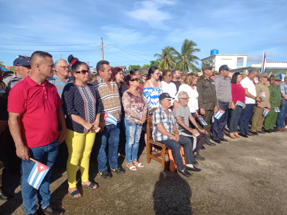 Rinden homenaje al Capitán Leonel Mesa Rodríguez en Caibarién