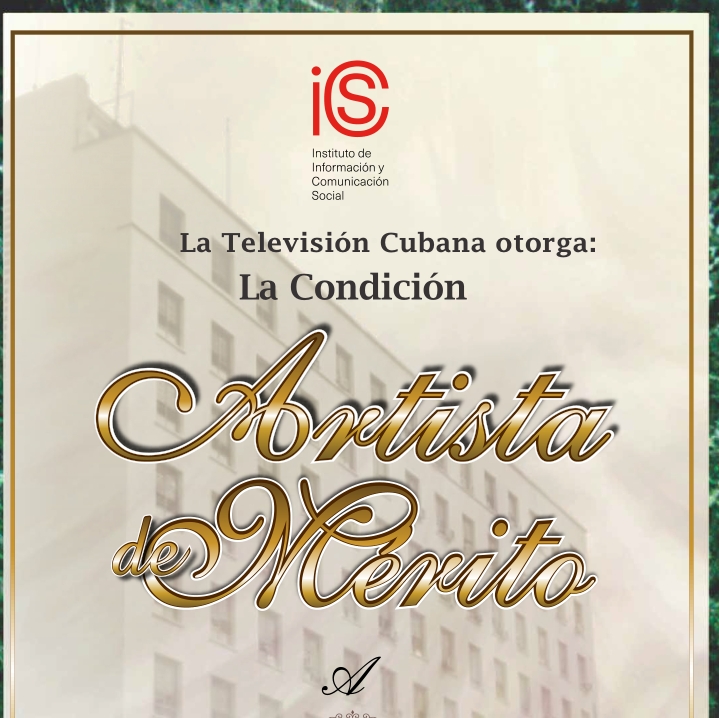 Otorgan condición «Artista de mérito 2025» a destacados profecionales de la televisión