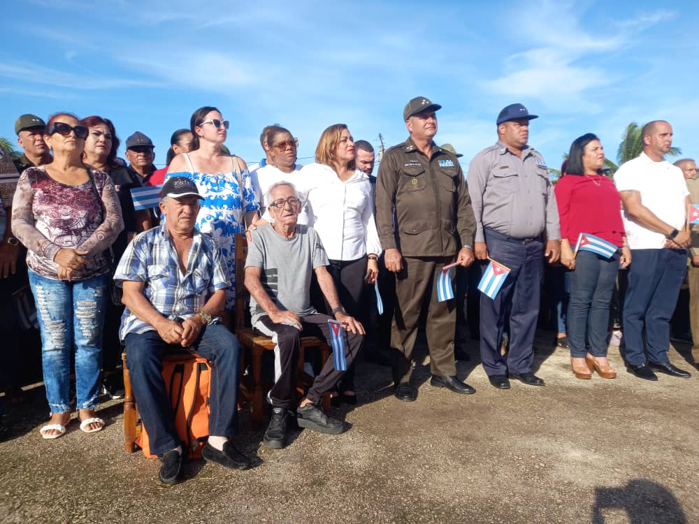 Rinden homenaje al Capitán Leonel Mesa Rodríguez en Caibarién