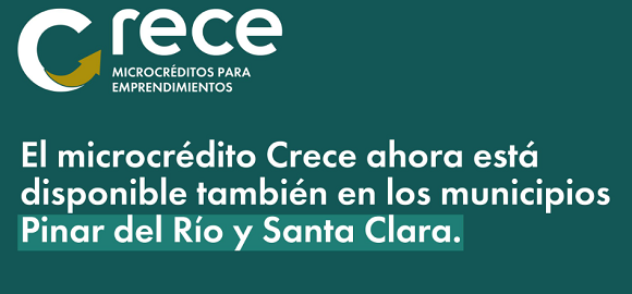 El microcrédito Crece disponible también en los municipios Pinar del Río y Santa Clara