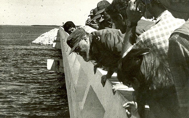A 29 años de la histórica visita de Fidel al pedraplén Caibarién-Cayo Santa María (+Audio) 