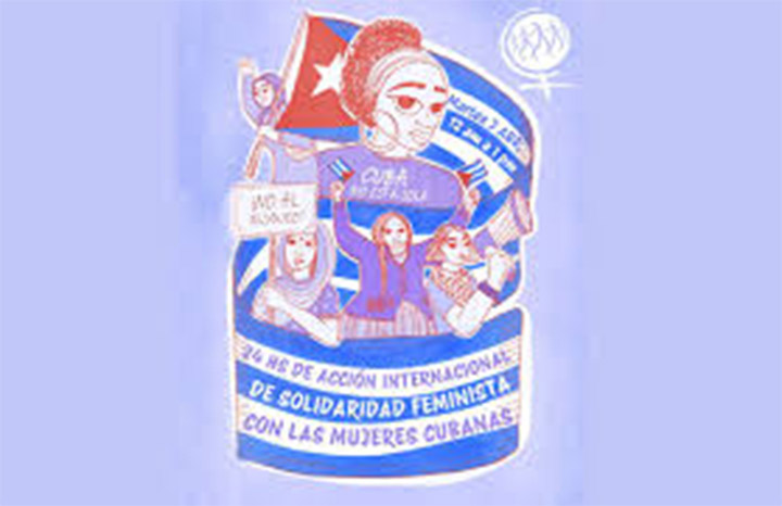 Jornada global de solidaridad feminista con Cuba