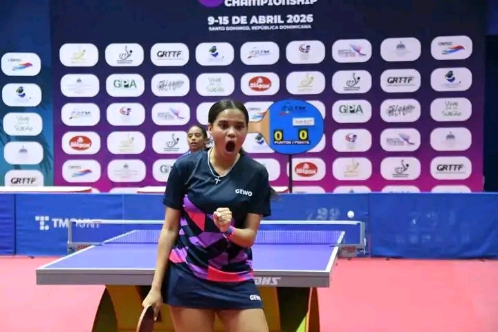Excelente desempeño de la atleta de Villa Clara Estela Crespo en Centrocaribeño de Tenis de Mesa