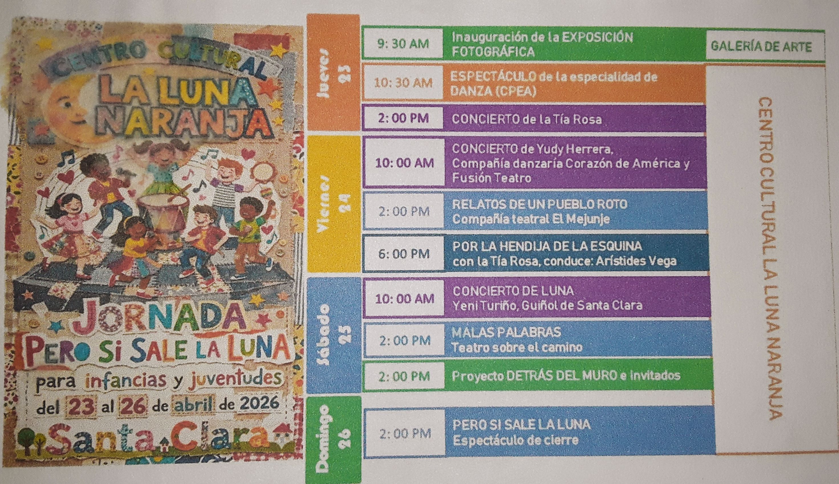 Anuncian jornada "Pero sí sale la luna"