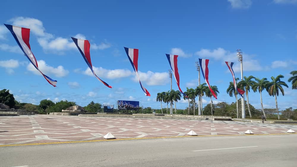 Lista la Plaza del Che para otra demostración de amor a Cuba este Primero de Mayo