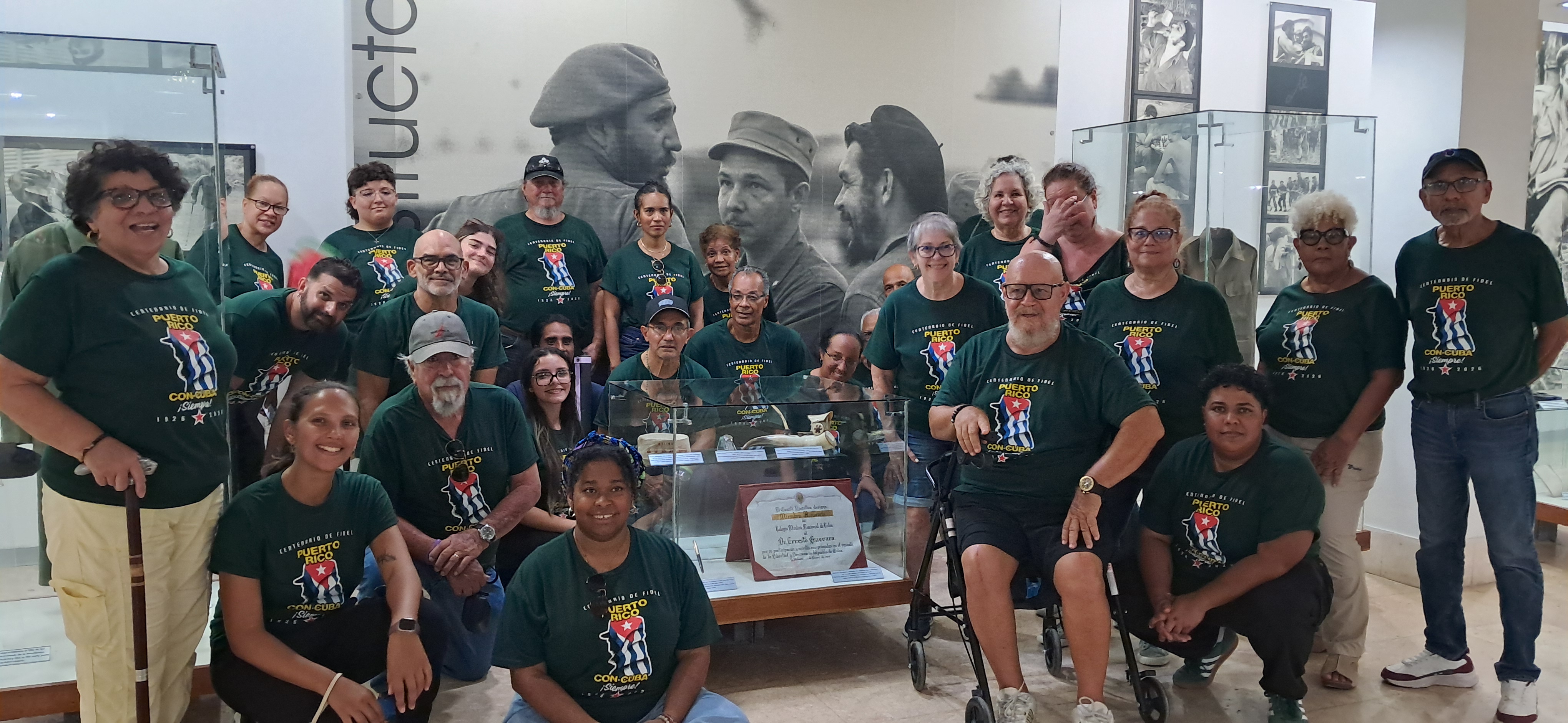 En Villa Clara Brigada Juan Rius Rivera de solidaridad con Cuba