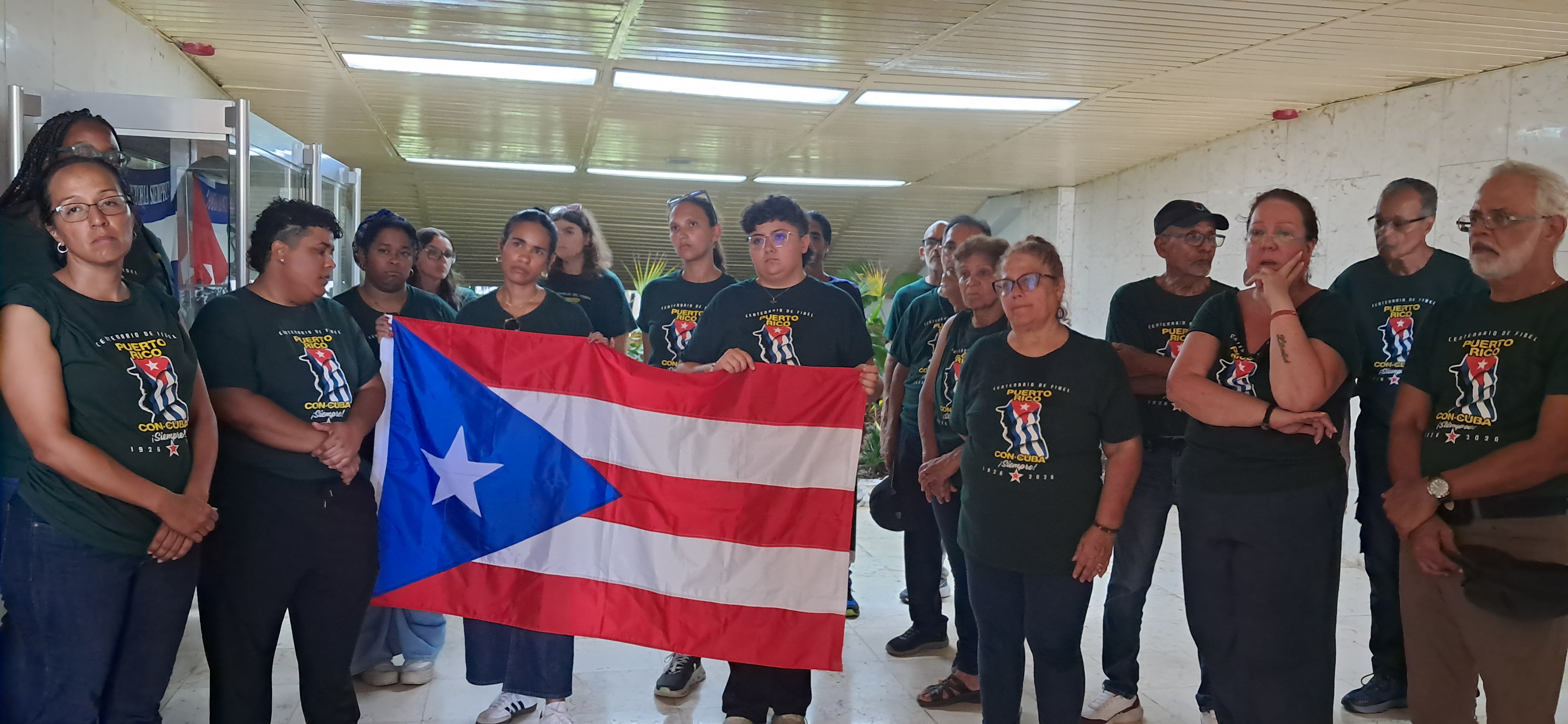 En Villa Clara Brigada Juan Rius Rivera de solidaridad con Cuba