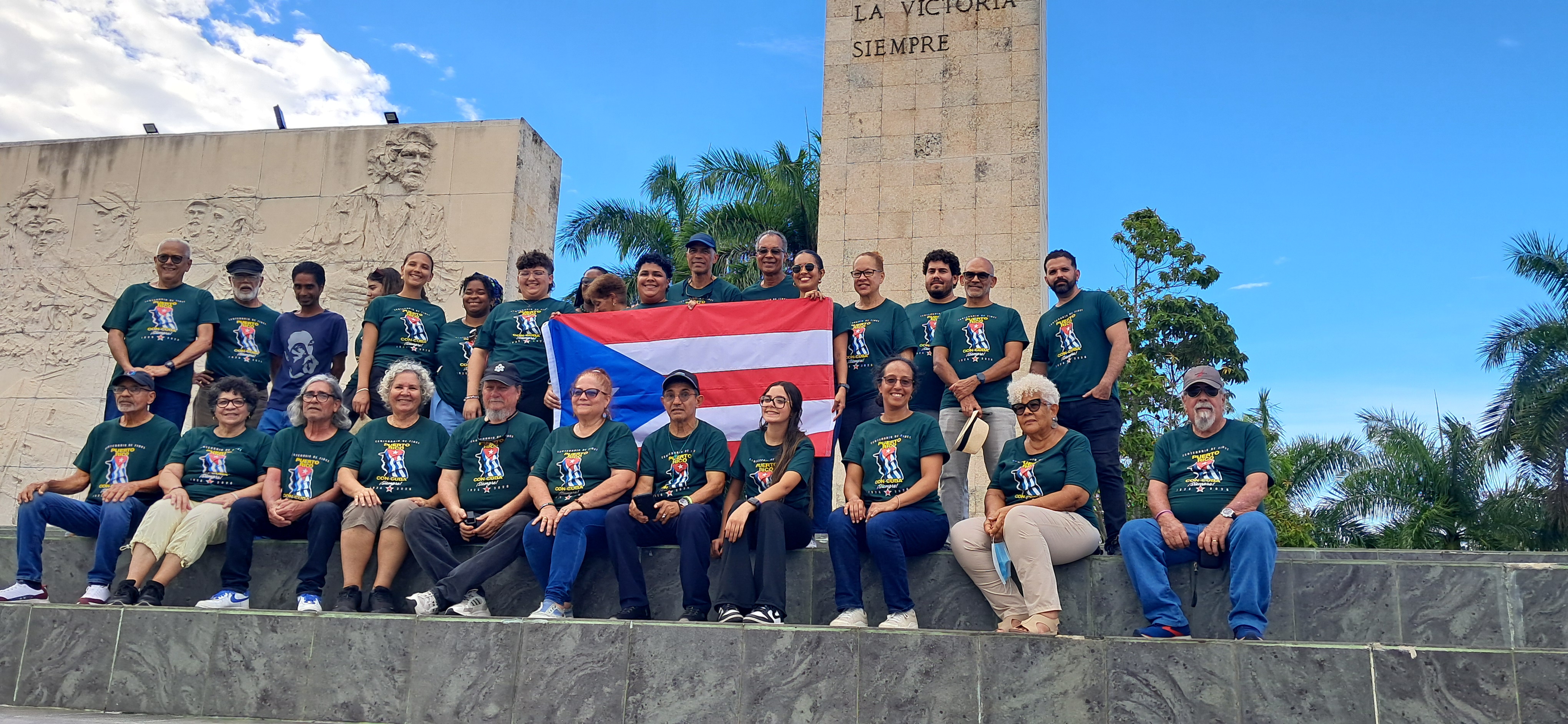 En Villa Clara Brigada Juan Rius Rivera de solidaridad con Cuba