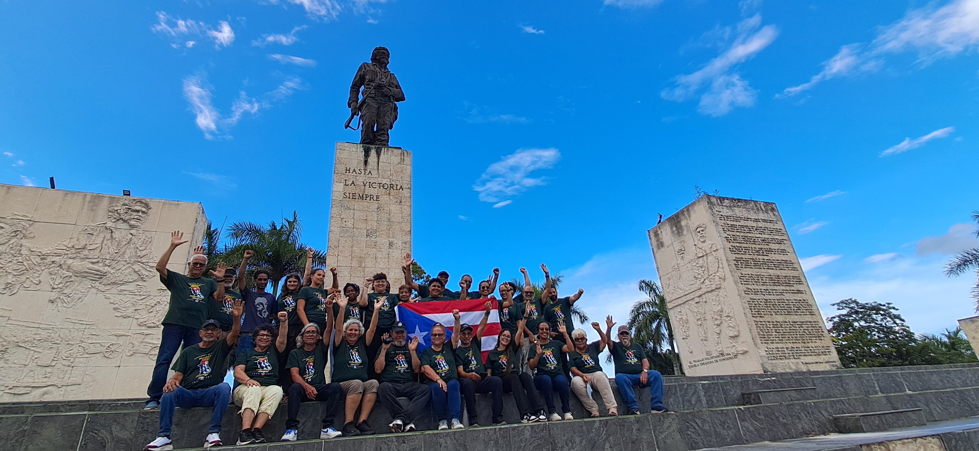 En Villa Clara Brigada Juan Rius Rivera de solidaridad con Cuba