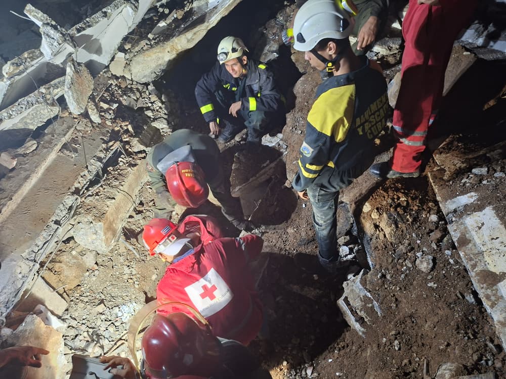 Dos fallecidos y un herido tras derrumbe en la ESBEC “La Uno” de Remedios