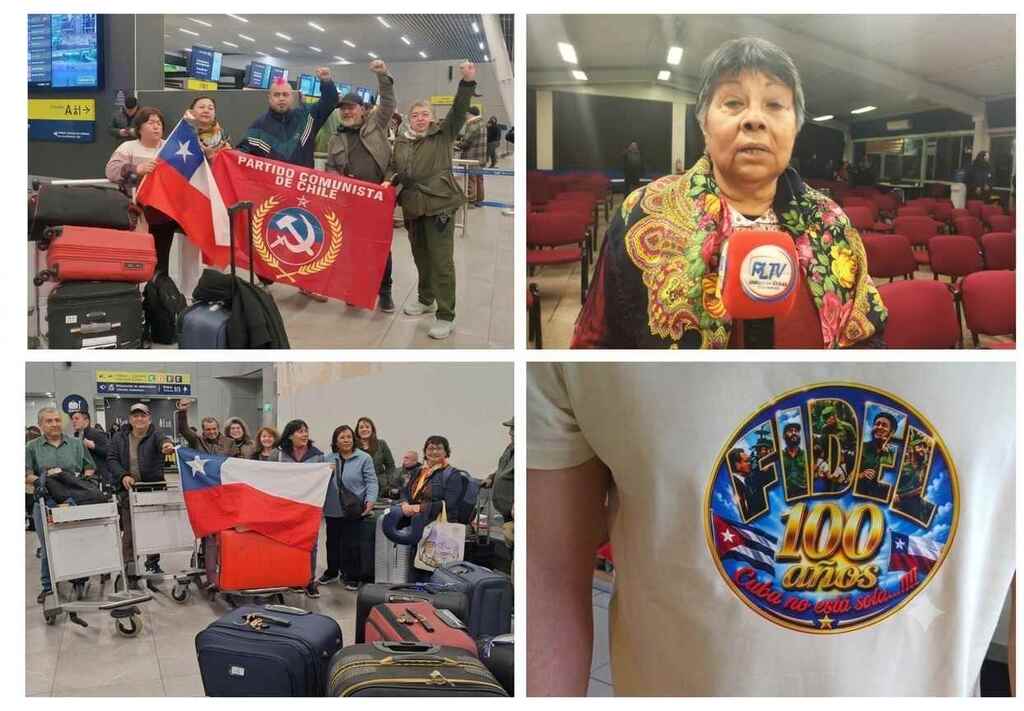 Brigadistas chilenos viajan a Cuba para el centenario de Fidel
