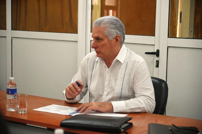 Visitó Díaz-Canel la Empresa Eléctrica de La Habana y otros lugares de impacto para el país