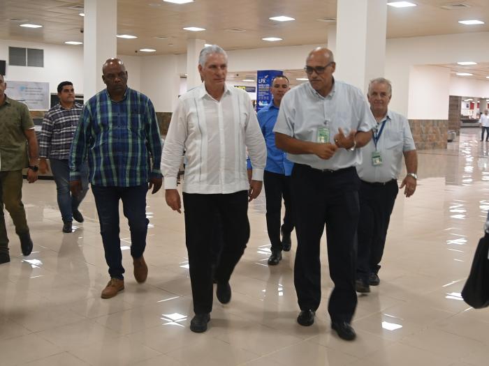 Visitó Díaz-Canel la Empresa Eléctrica de La Habana y otros lugares de impacto para el país