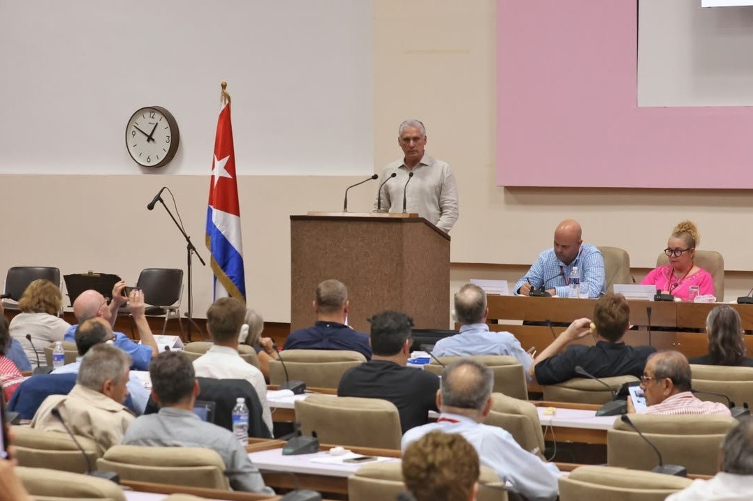 Discurso pronunciado por Miguel Mario Díaz-Canel Bermúdez, Primer Secretario del Comité Central del Partido Comunista de Cuba y Presidente de la República, en la clausura del XXIV Encuentro Internacional de Partidos Comunistas y Obreros, en el Palacio de Convenciones, el 8 de agosto de 2026, “Año del Centenario del Comandante en Jefe Fidel Castro Ruz”.