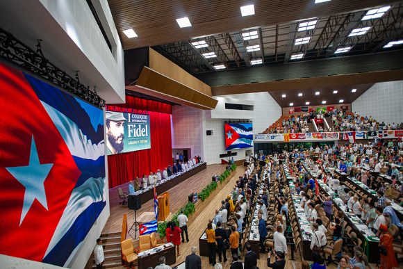 Inauguran en La Habana I Coloquio Internacional “Fidel: legado y futuro”. Foto: Enrique González (Enro)/ Cubadebate.