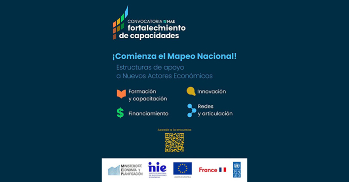 Comenzó mapeo nacional de apoyo a nuevos actores económicos