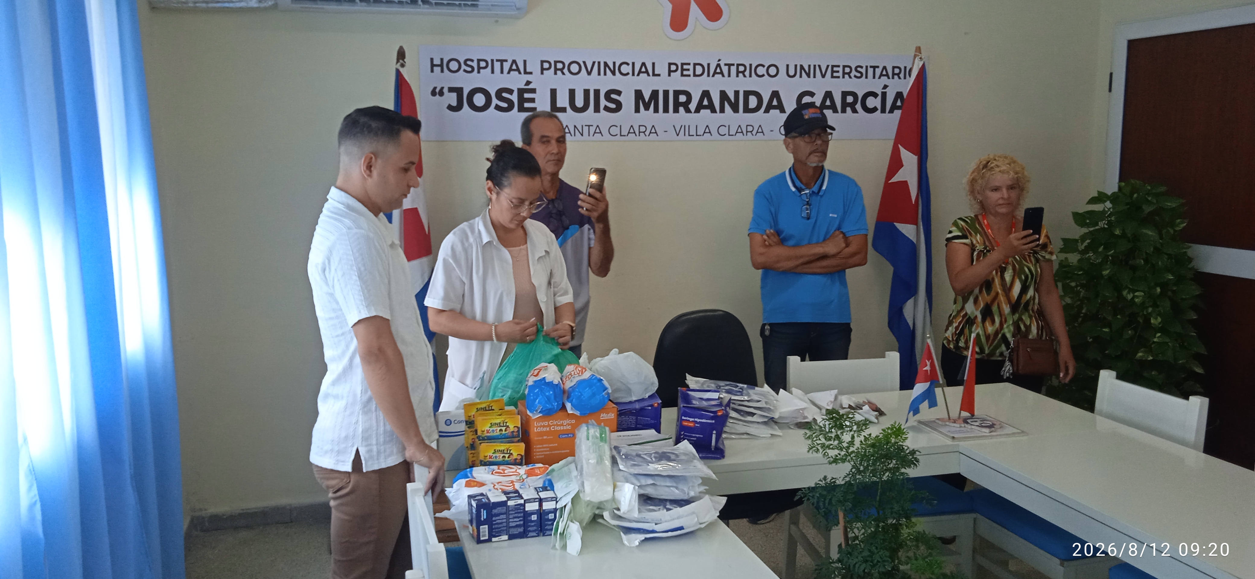 Recibió donativo solidario Hospital Provincial Pediátrico Universitario José Luis Miranda, de Santa Clara