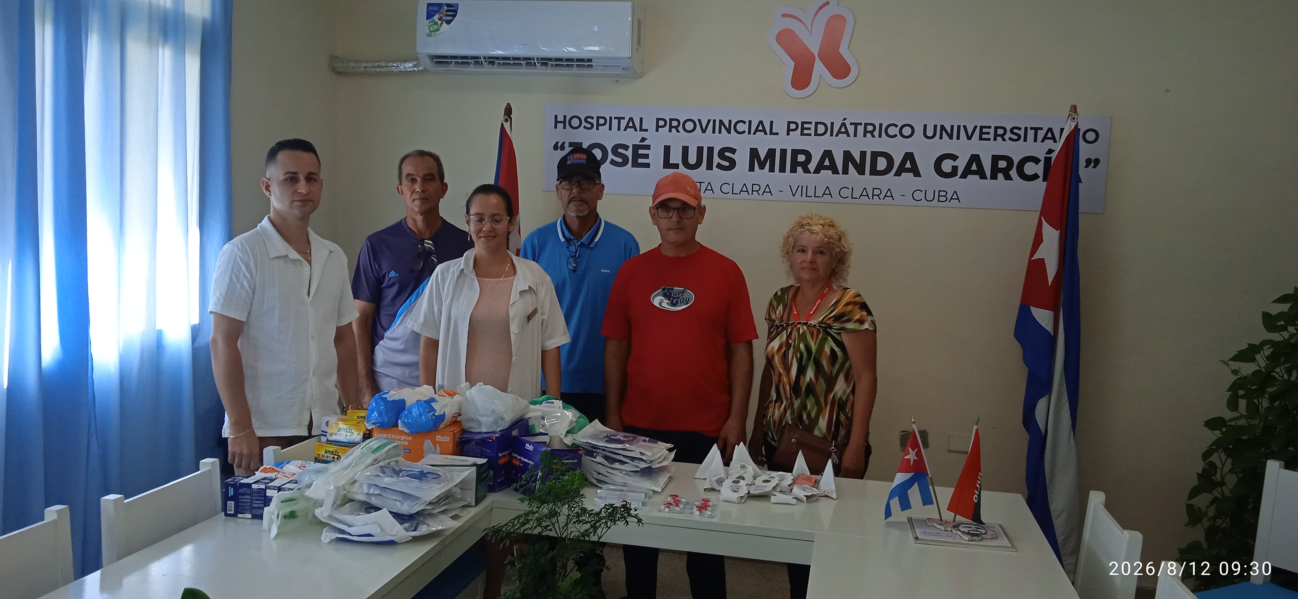 Recibió donativo solidario Hospital Provincial Pediátrico Universitario José Luis Miranda, de Santa Clara