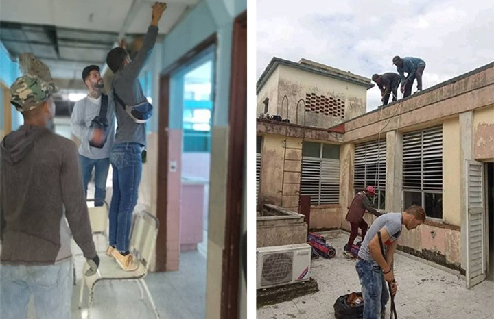 Tabacaleros por elevar el confort del Pediátrico villaclareño