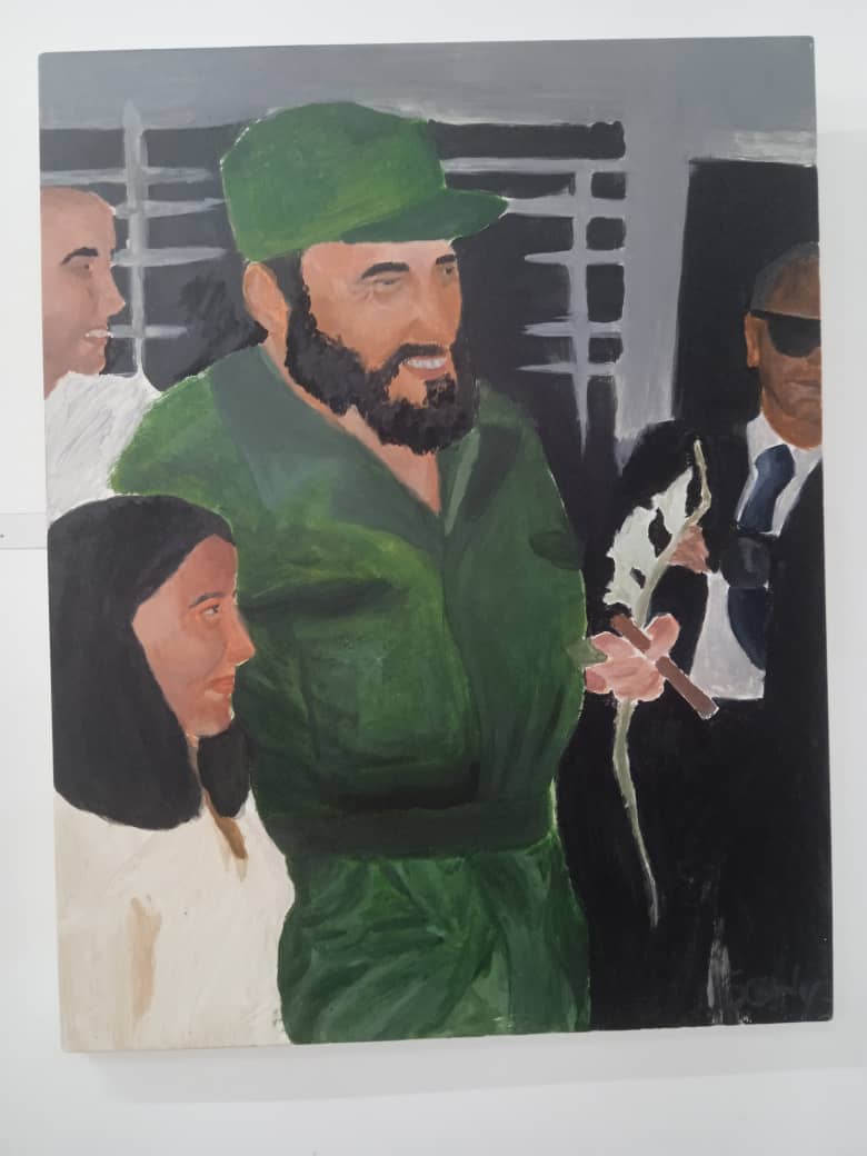Inauguran exposición de artes visuales dedicada al centenario de Fidel