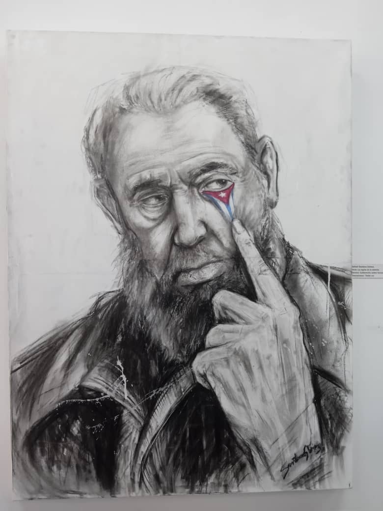 Inauguran exposición de artes visuales dedicada al centenario de Fidel