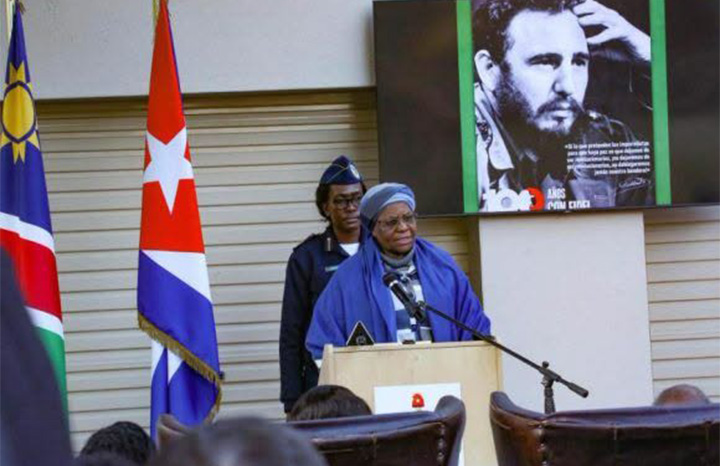 Destaca Díaz-Canel tributo de Namibia a Fidel Castro