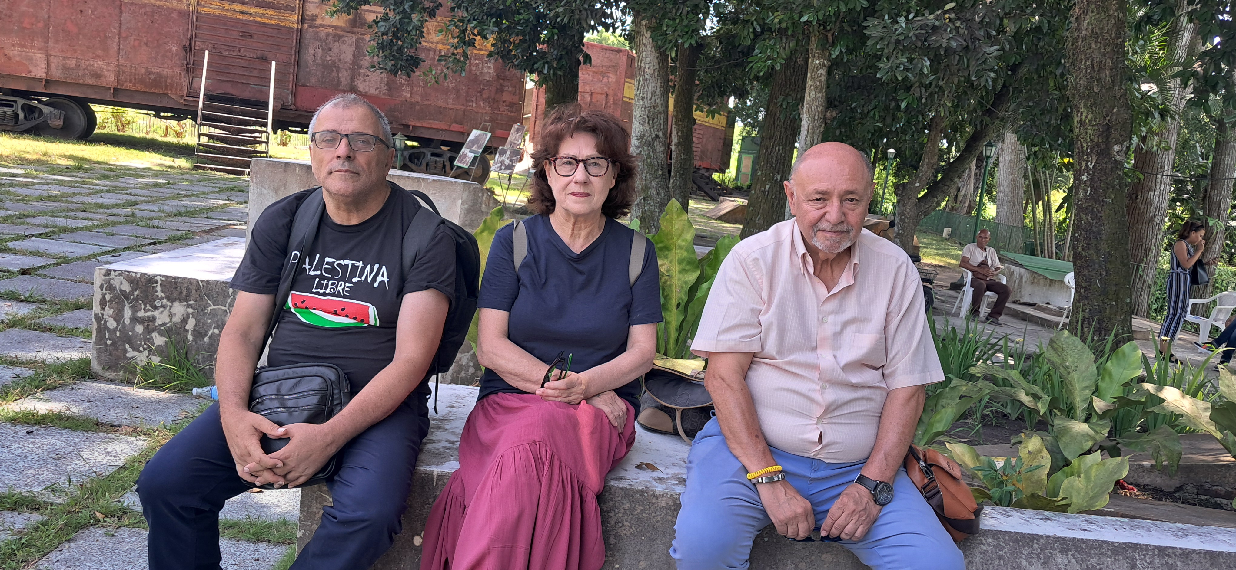 Brigada Moncho Rey,  del Partido Comunista de los pueblos de España recorre sitios vinculados al legado del Che en Santa Clara