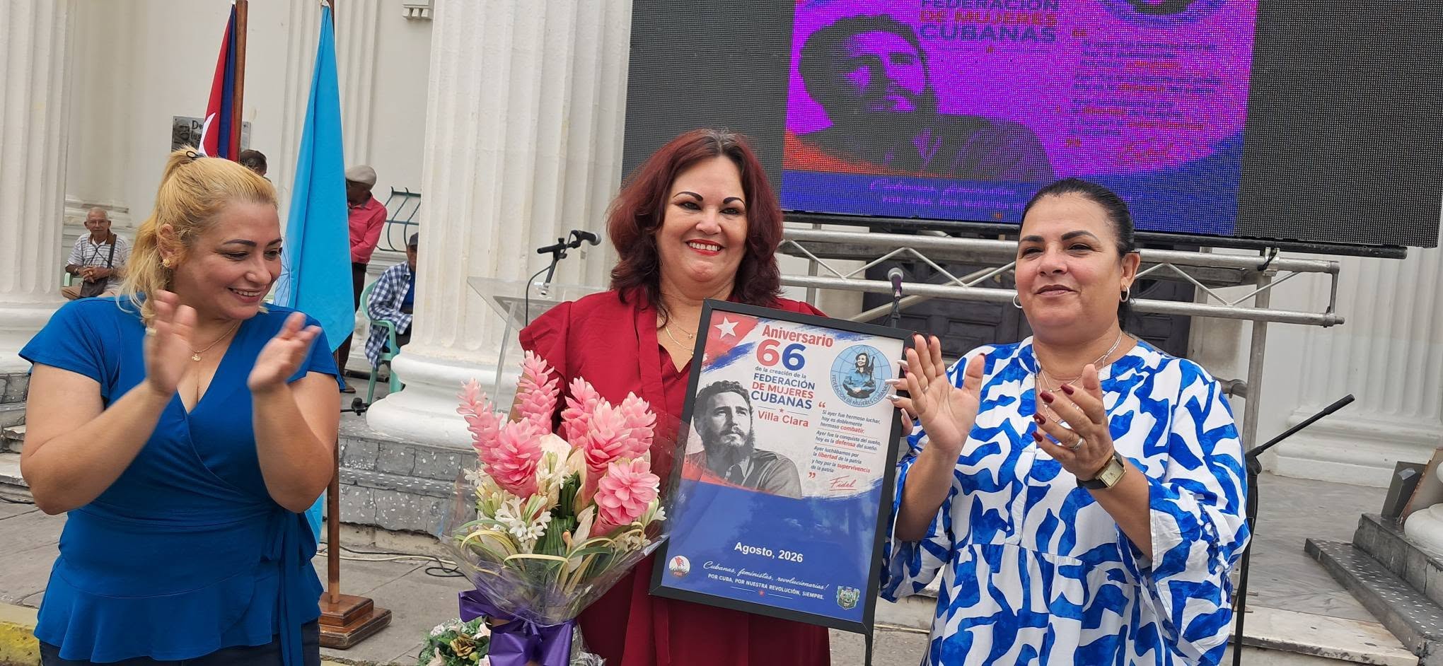 Villaclareñas en el aniversario 66 de la FMC: compromisos y retos