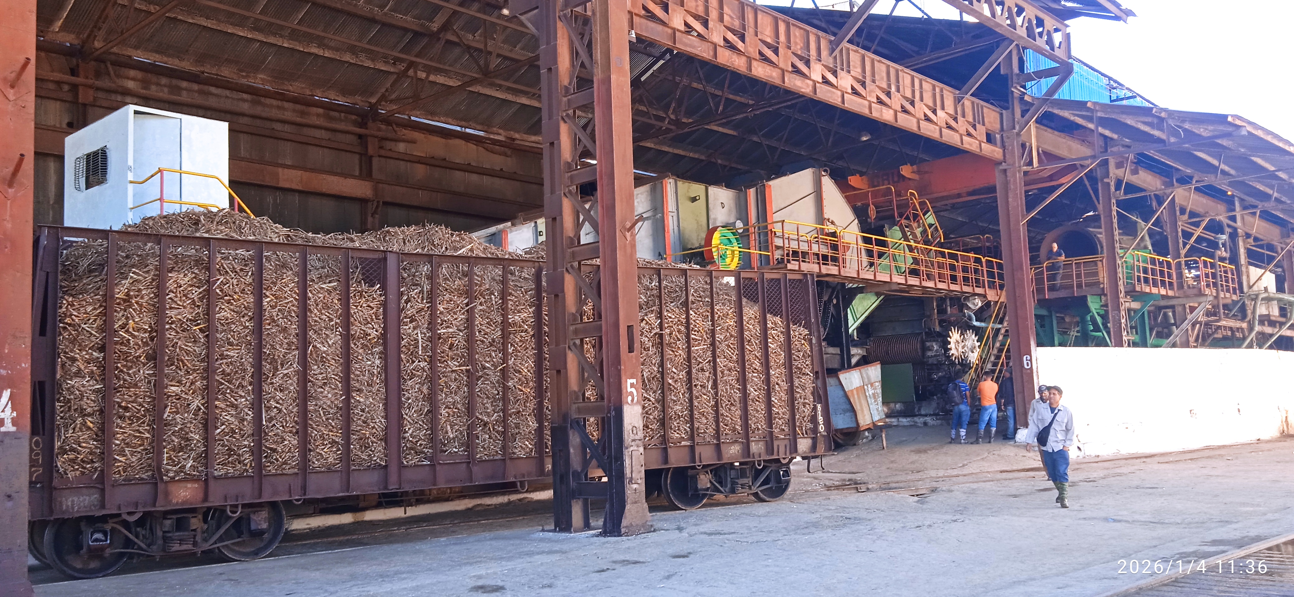 Realiza prueba de zafra central refinería Quintín Bandera de Corralillo