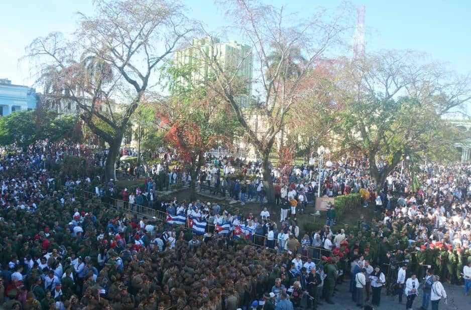El pueblo villaclareño rinde tributo a los combatientes cubanos caídos en Venezuela 