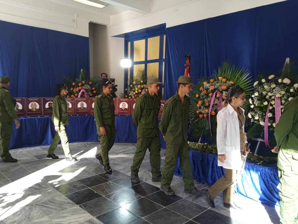 Santaclareños rinden tributo a los combatientes cubanos caídos en Venezuela 
