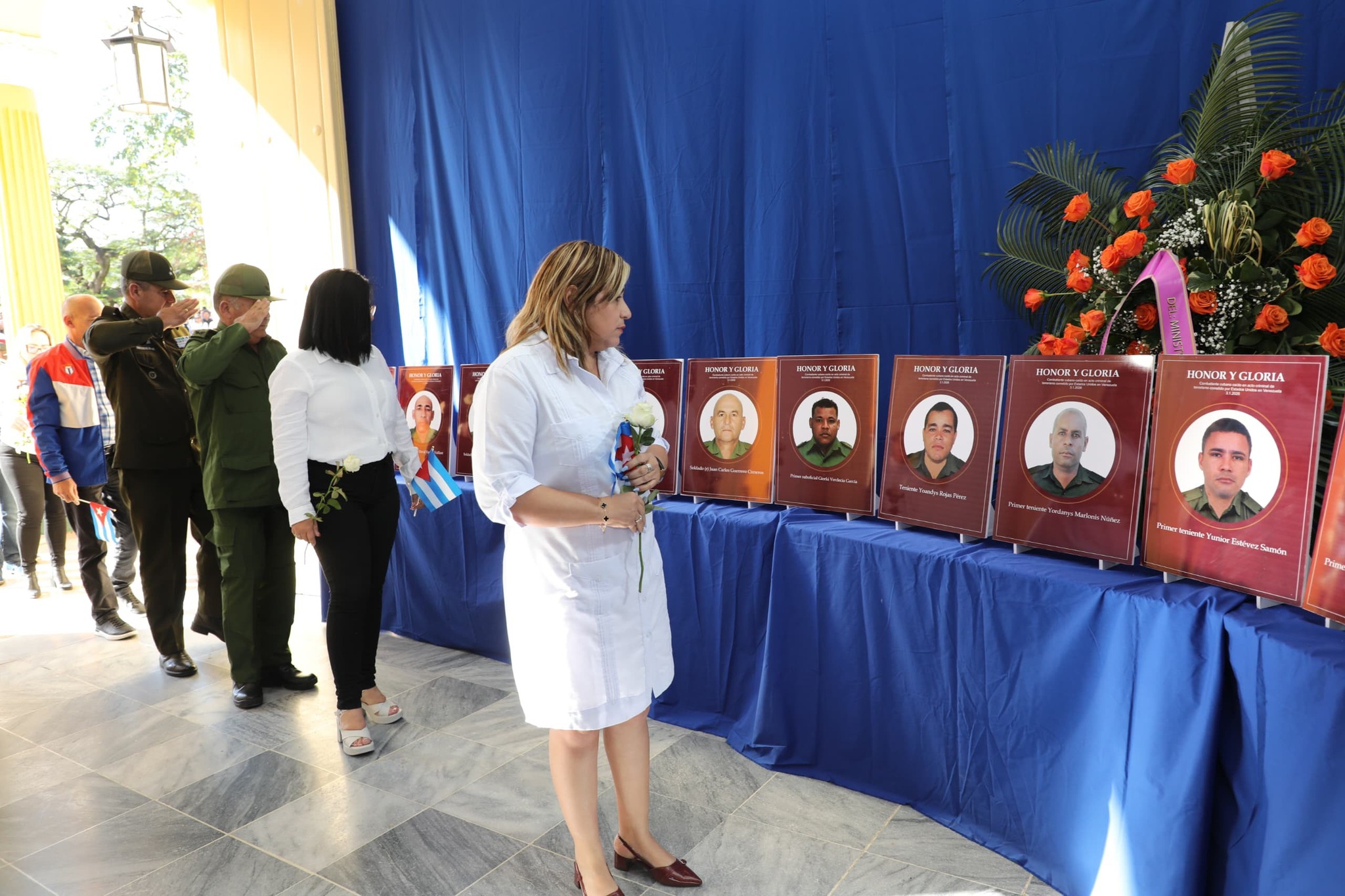 El pueblo villaclareño rinde tributo a los combatientes cubanos caídos en Venezuela 