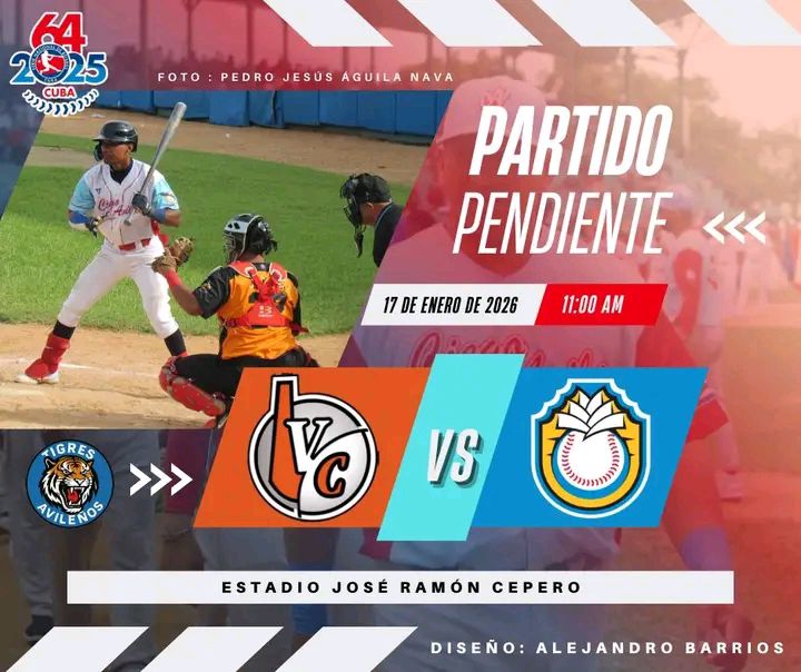 Los Leopardos de Villa Clara enfrentan este sábado, desde las 11 de la mañana, a los Tigres de Ciego de Ávila, en busca de la clasificación a los play off de la 64 Serie Nacional de Béisbol.