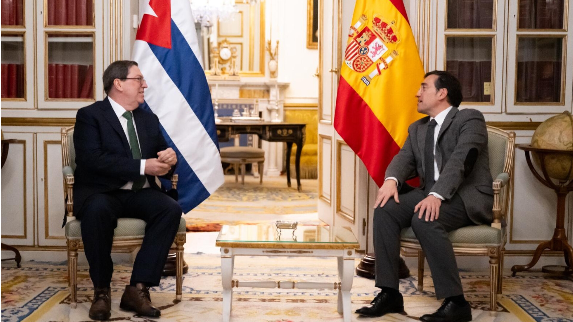 Canciller cubano sostiene encuentro en Madrid con su homólogo español, José Manuel Albares
