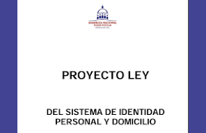 Publican proyecto de ley sobre identidad y domicilio 