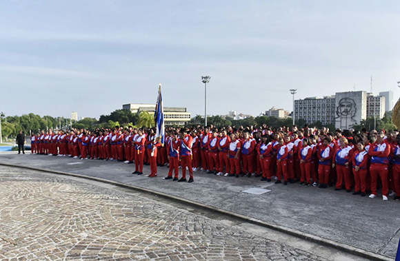 Abanderan delegación cubana a los Juegos Centroamericanos y del Caribe Santo Domingo 2026
