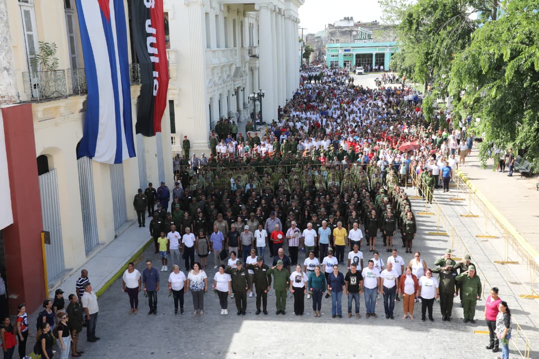 Villaclareños rinden tributo póstumo al Comandante de la Revolución Ramiro Valdés Menéndez