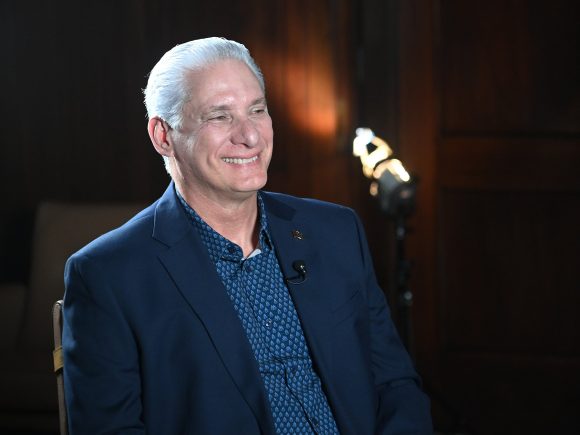 Entrevista concedida por el Presidente Díaz-Canel al periodista Roberto Cavada