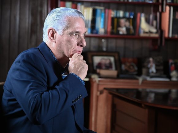 Entrevista concedida por el Presidente Díaz-Canel al periodista Roberto Cavada